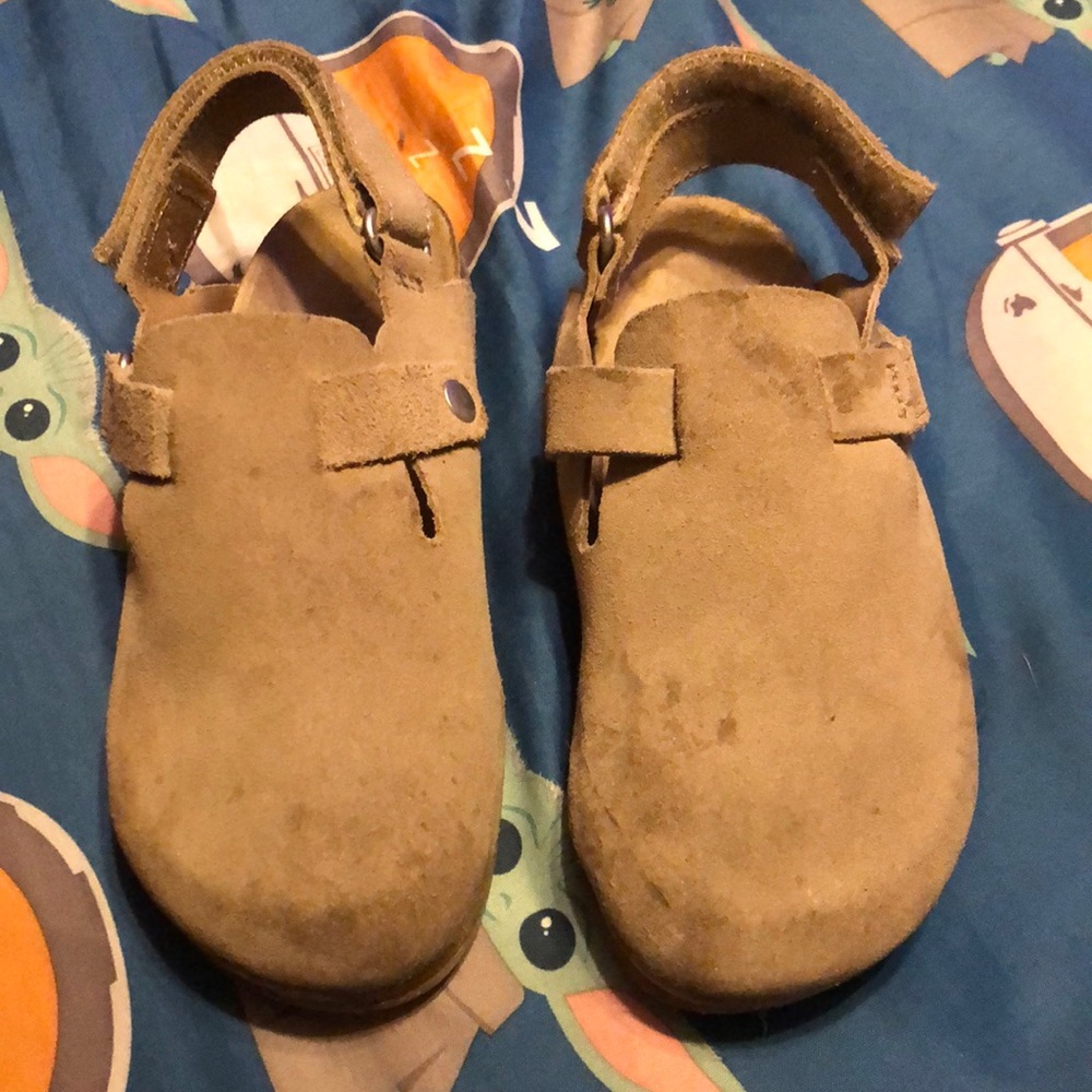 Toddler boys Zara leather clog